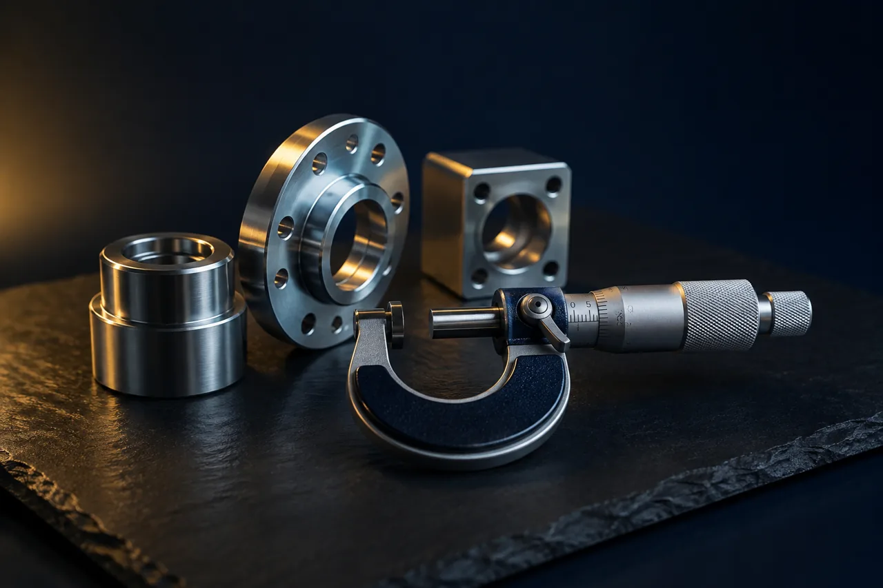 Illustrative precision inspection of machined components